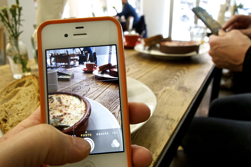 Sacarle fotos a la comida