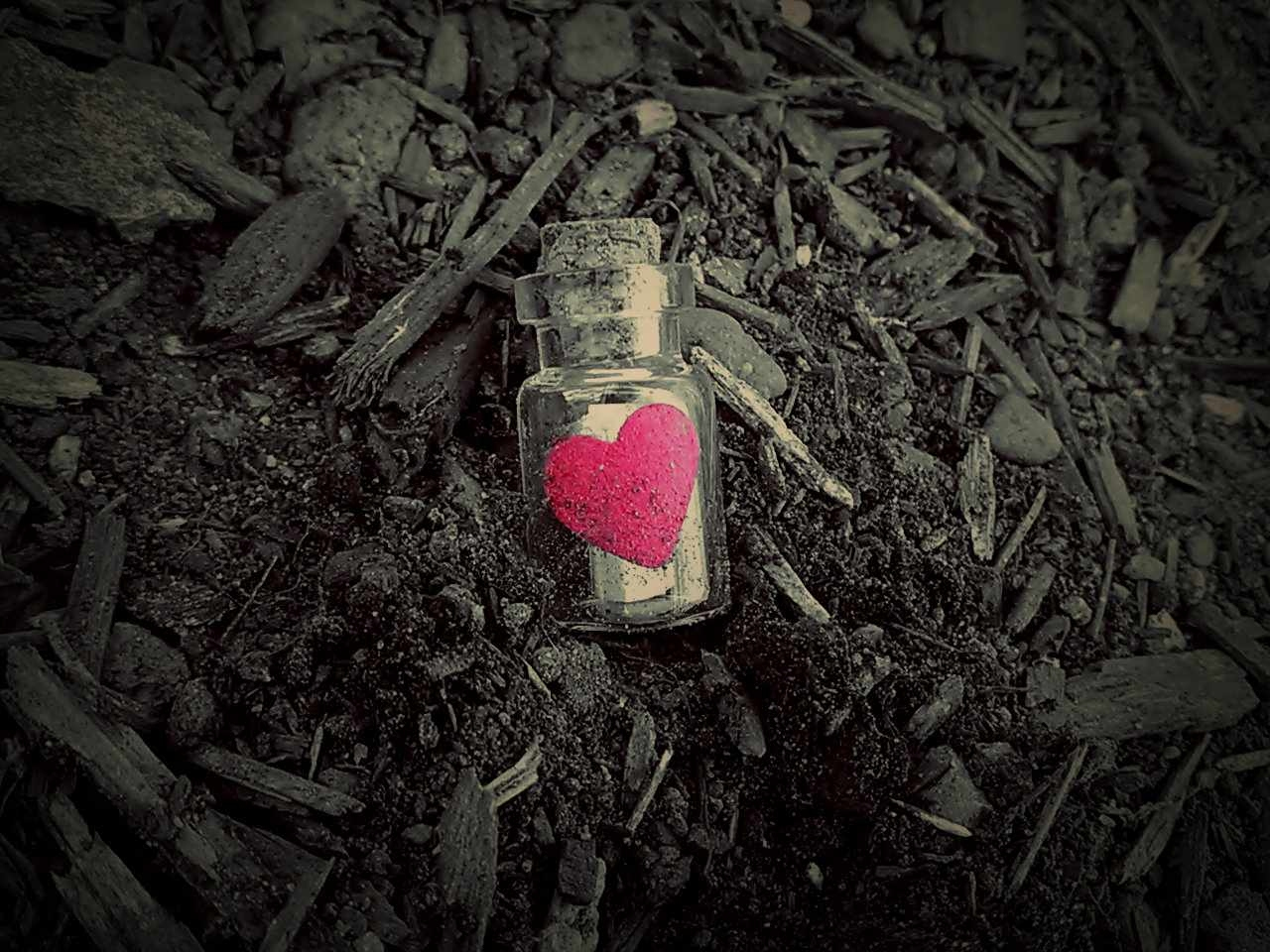 Botella de amor