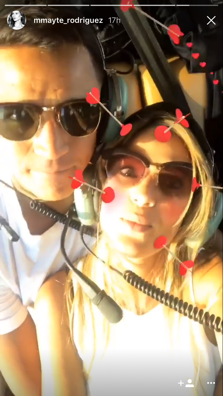 Mayte Rodríguez y Alexis Sánchez 