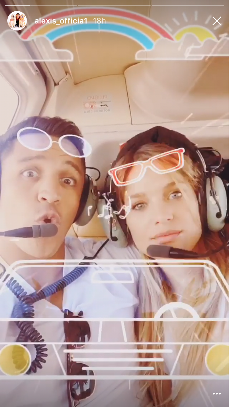 Mayte Rodríguez y Alexis Sánchez 