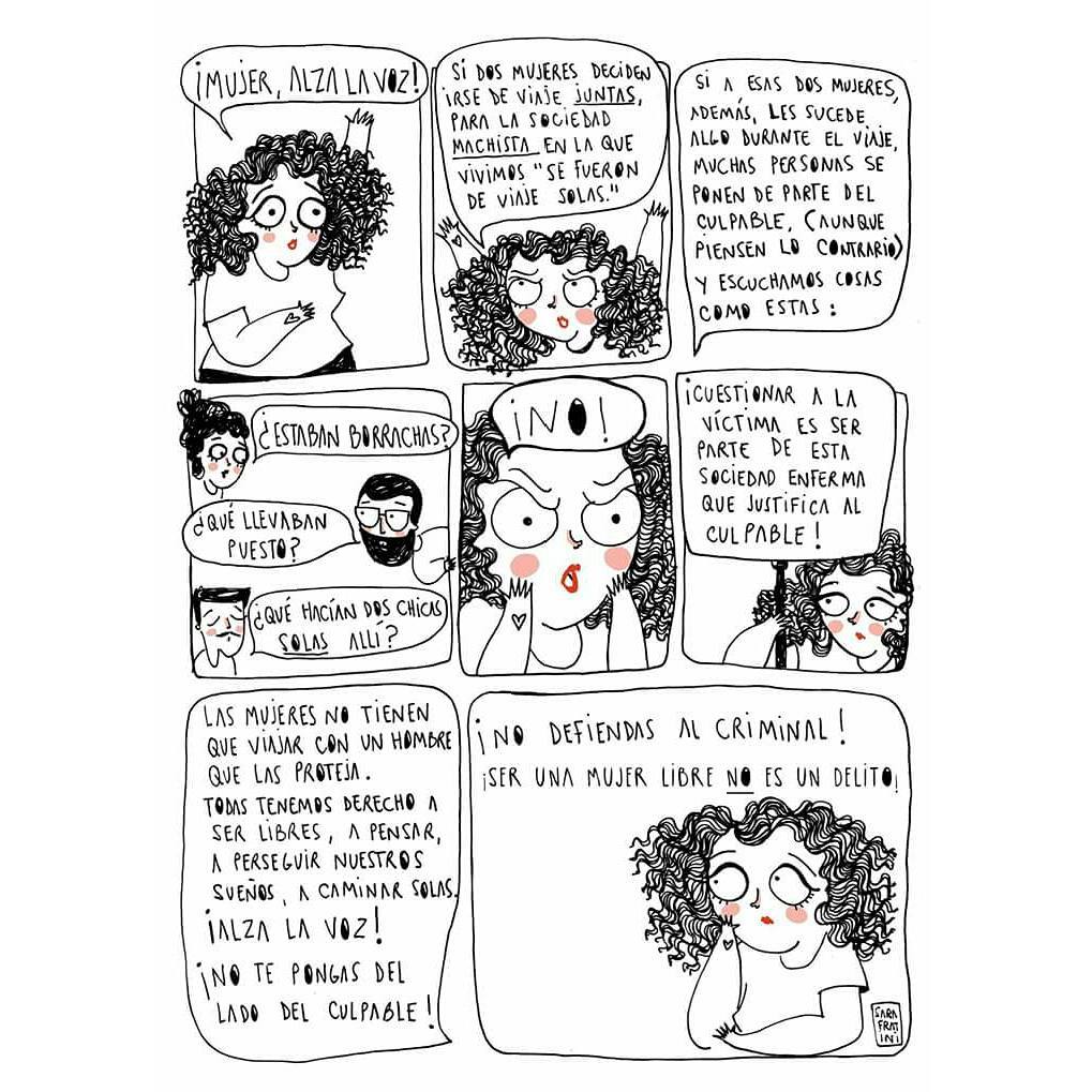 Ilustración mujer Sara Fratini