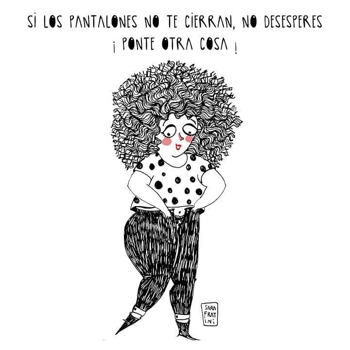 Ilustración mujer Sara Fratini