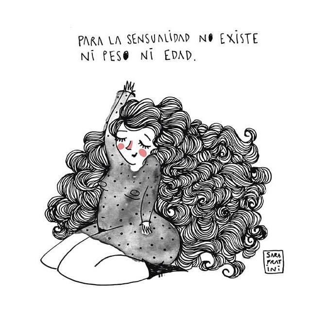 Ilustración mujer Sara Fratini