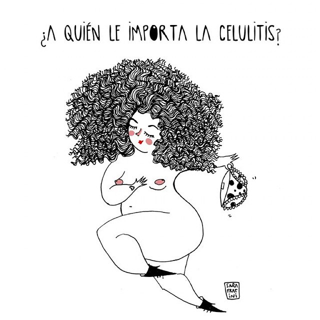 Ilustración mujer Sara Fratini
