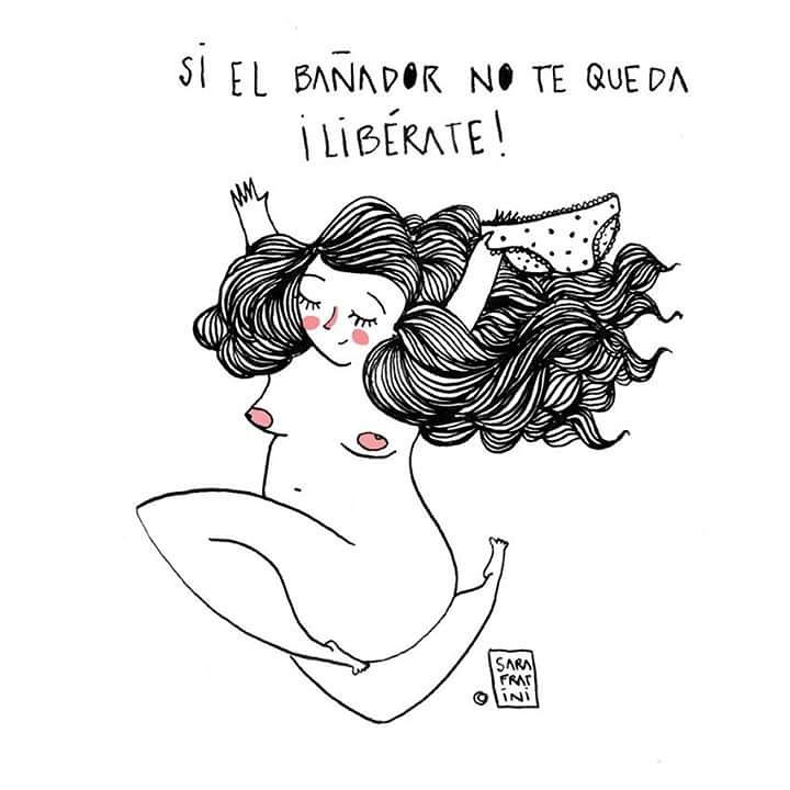 Ilustración mujer Sara Fratini