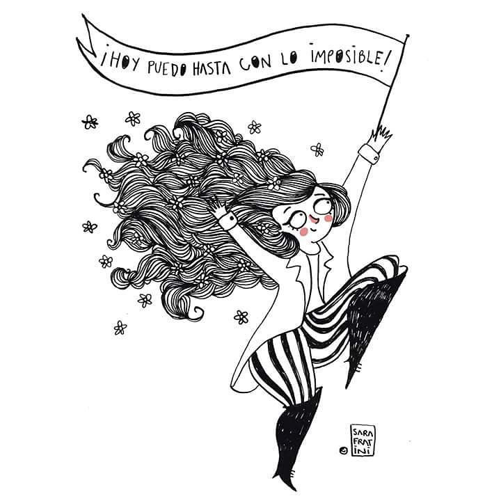 Ilustración mujer Sara Fratini