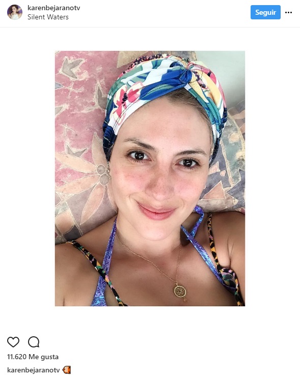 Karen Bejarano vacaciones