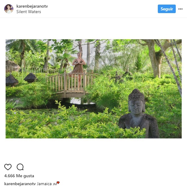 Karen Bejarano vacaciones