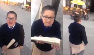 Niño causa furor en redes sociales al lograr vender un palo en 100 pesos