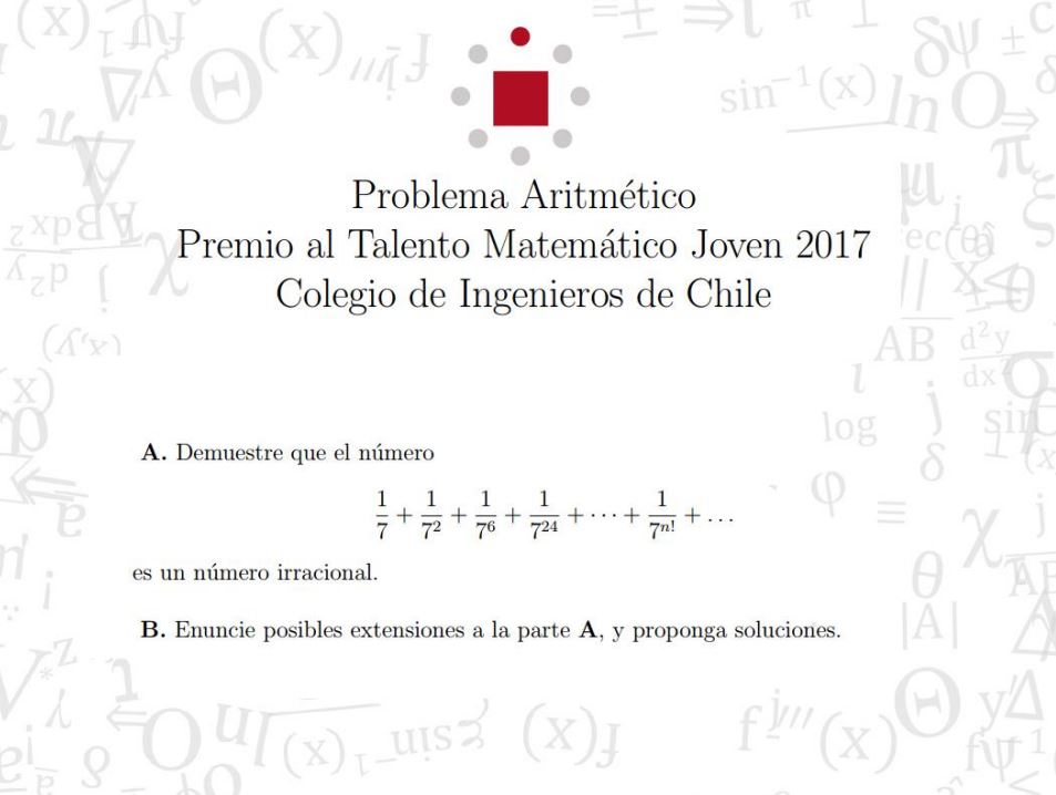 premio Talento Matemático