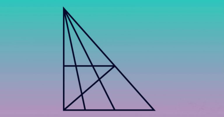 ¿Cuántos triángulos ves? Prueba este test que revelará tu coeficiente intelectual
