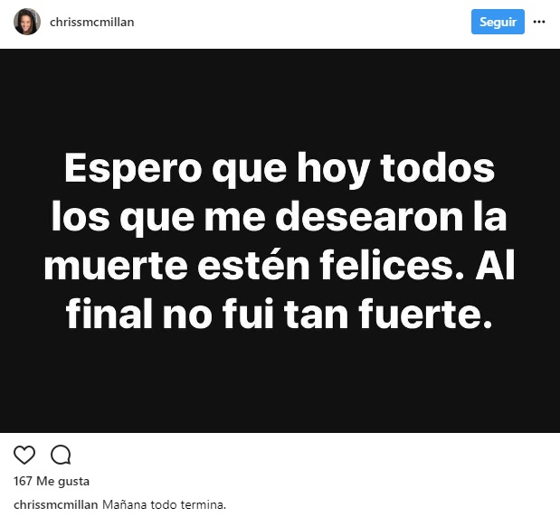 Chriss McMillan instagram