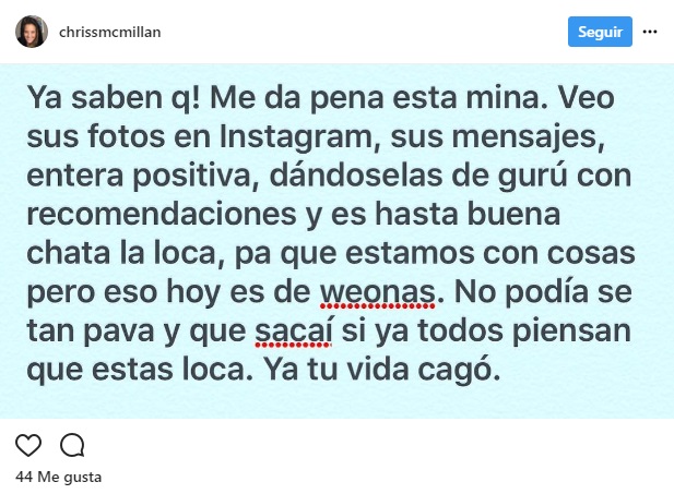 Chriss McMillan instagram