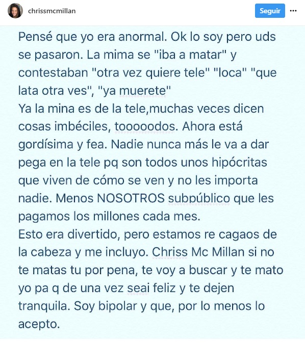 Chriss McMillan instagram