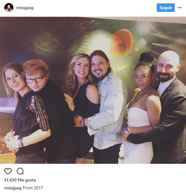 Ed Sheeran y su novia