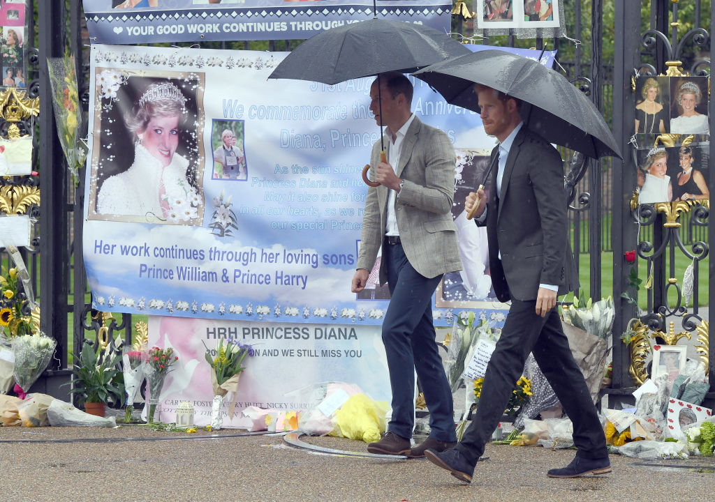 Lady Di, William y Harry