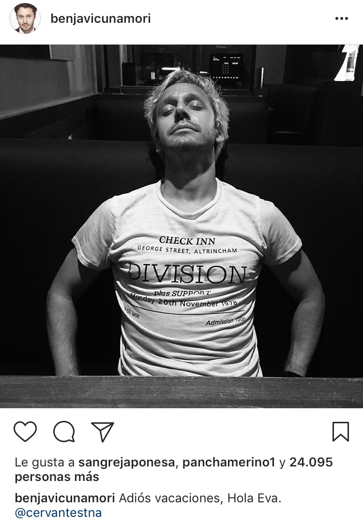 Benjamín Vicuña instagram