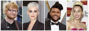 Ed Sheeran, Katy Perry y The Weeknd actuarán en los MTV Video Music Awards 2017