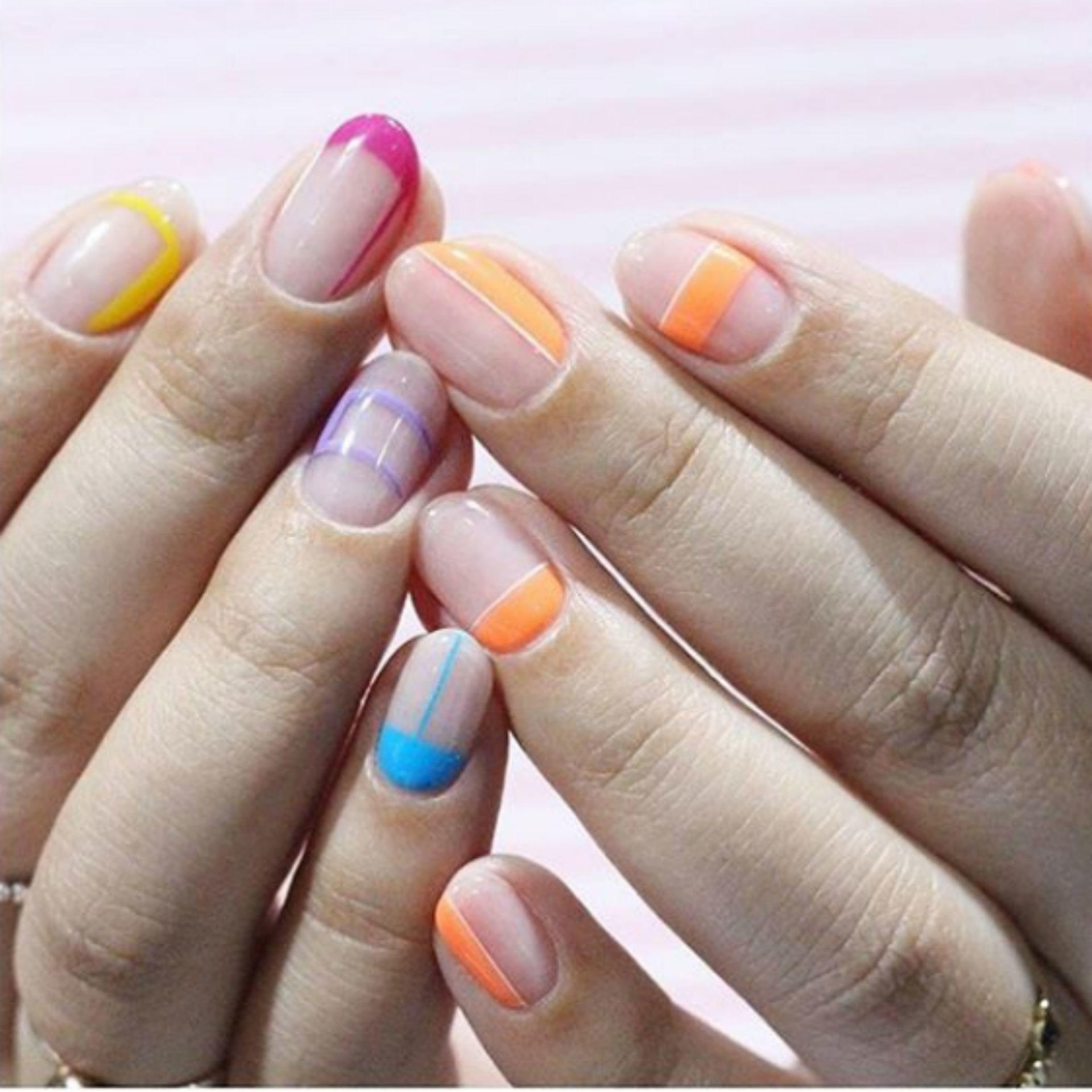 Uñas transparentes