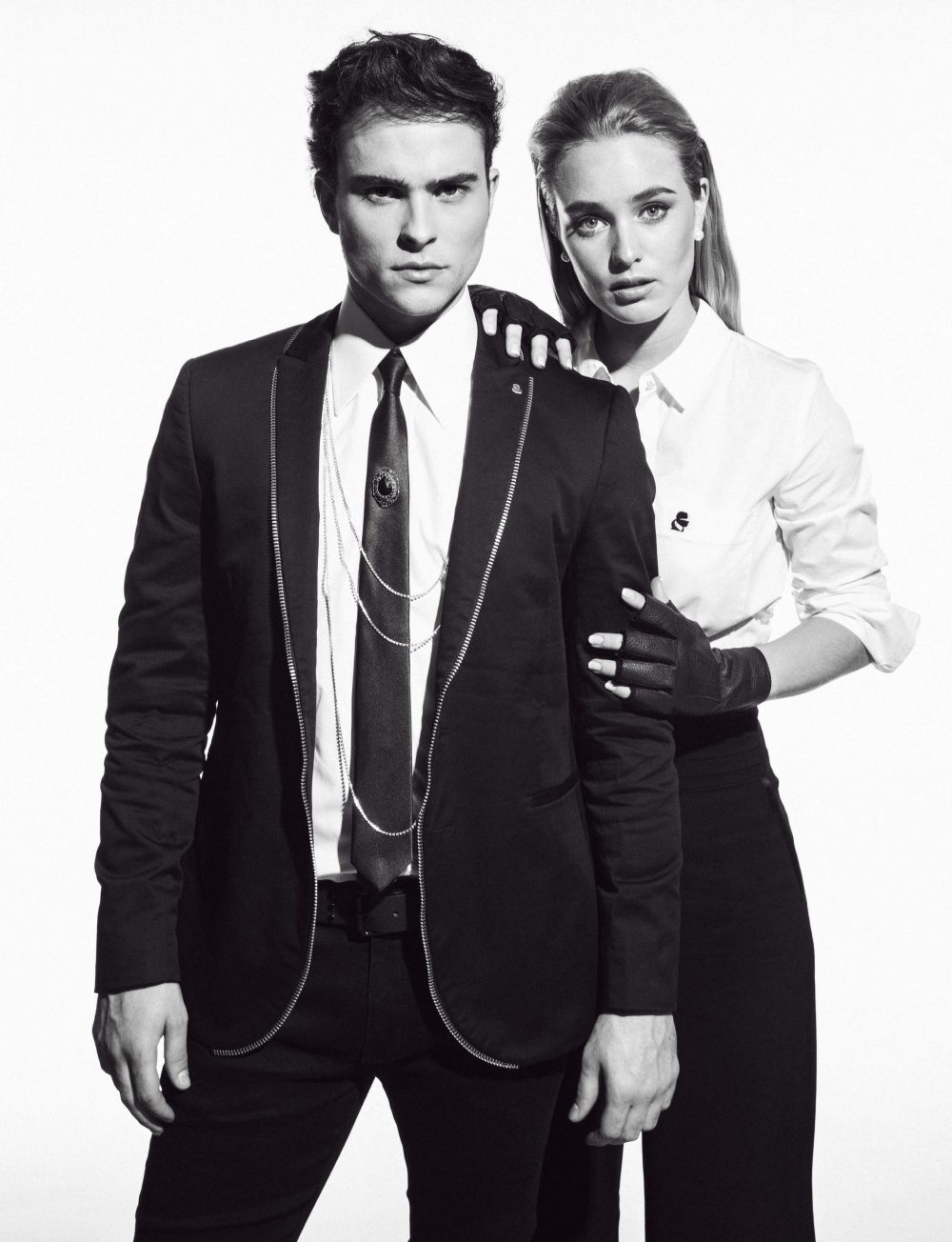 Augusto Schuster y Kika Silva