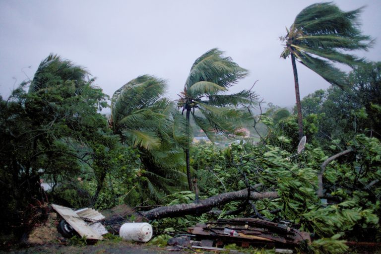 Las impactantes fotografías del paso del huracán María por el Caribe y que amenaza con llegar a Puerto Rico