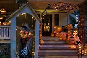 ¡La casa mejor adornada en Halloween!