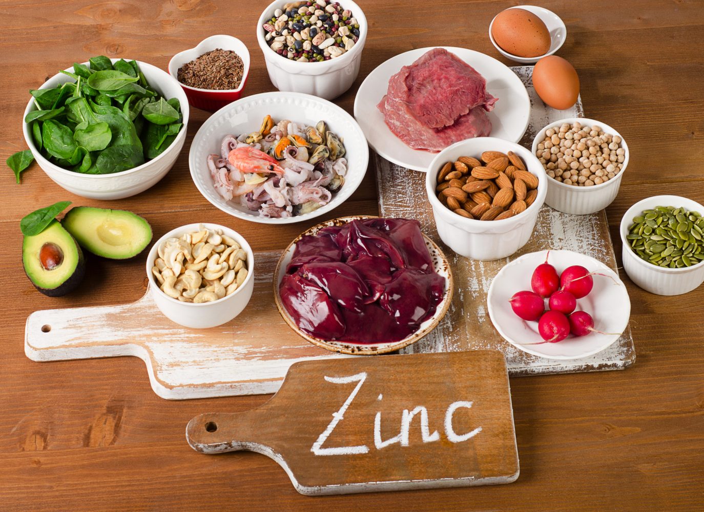 Alimentos con zinc