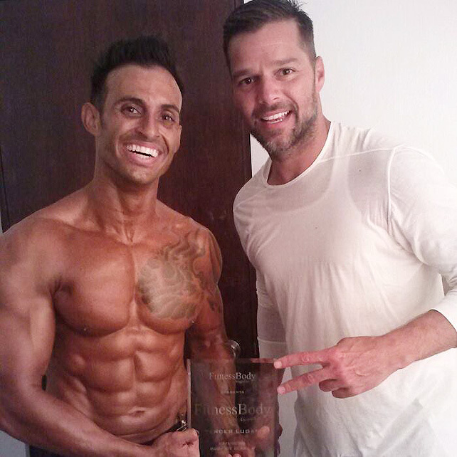 Ricky Martin y su hermano Eric