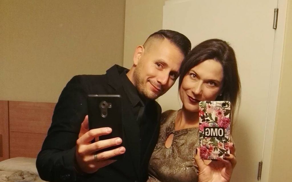 Catherine Mazoyer y Sebastián Carter