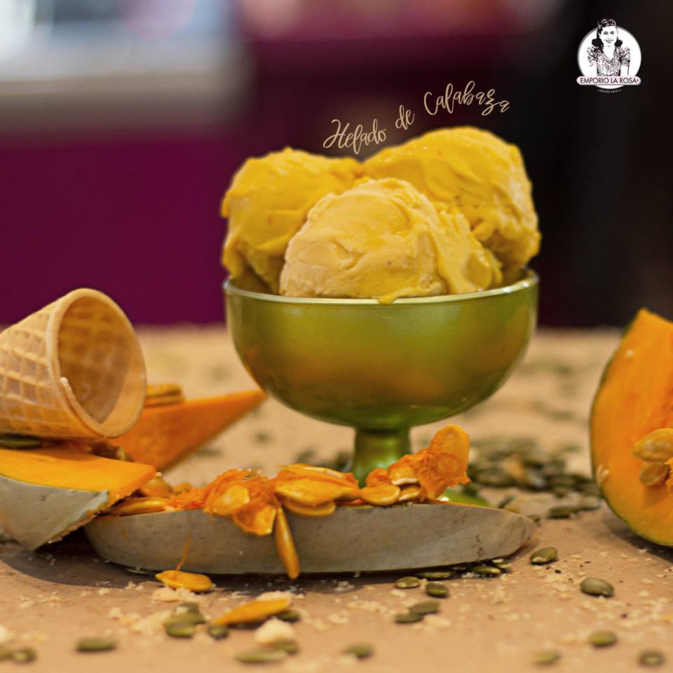 Helado de calabaza Emporio La Rosa