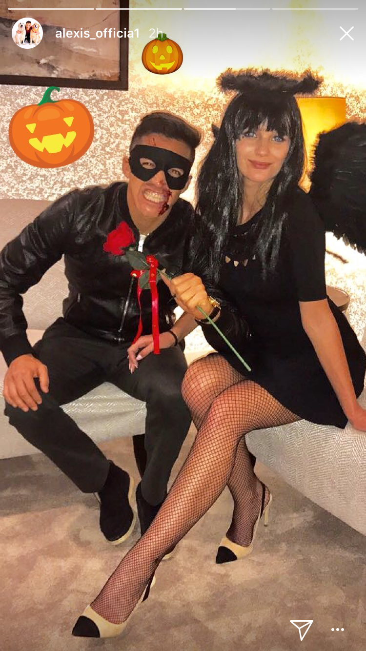 Alexis Sánchez y Mayte Rodríguez
