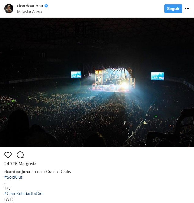 Ricardo Arjona concierto