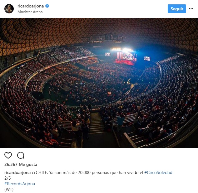 Ricardo Arjona concierto