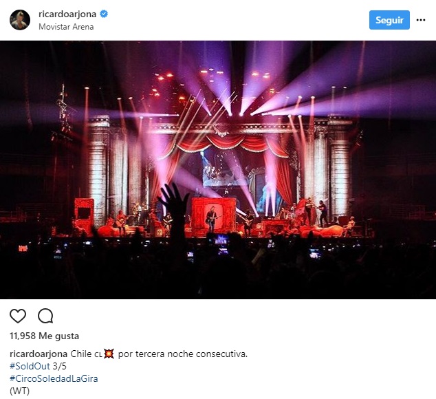 Ricardo Arjona concierto