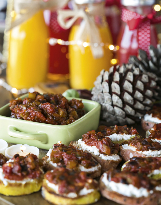 Bruschettas de berenjenas