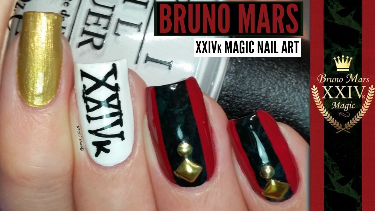 Bruno Mars manicure