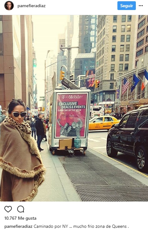 Pamela Diaz vacaciones