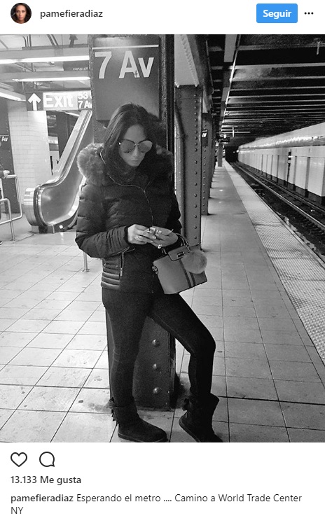 Pamela Diaz vacaciones