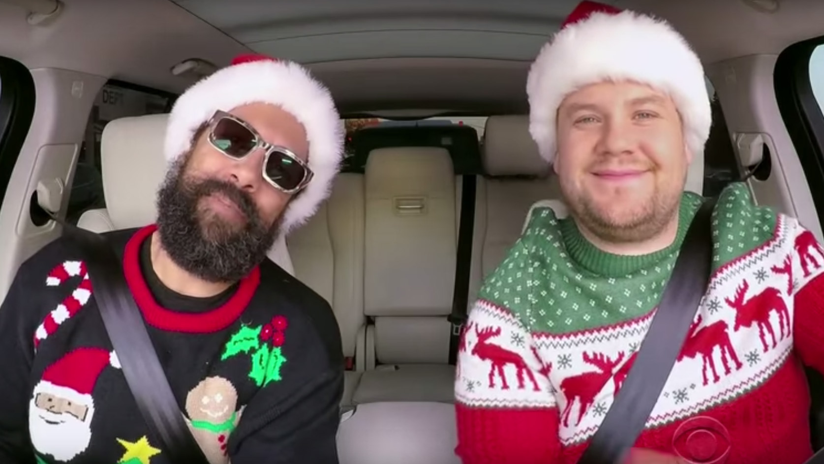 ¡Momento de diversión! Mira la versión navideña 2017 de CarPool