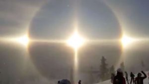 Impresionante Halo solar deslumbra en Suecia