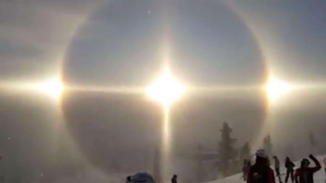 Impresionante Halo solar deslumbra en Suecia
