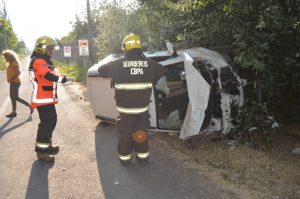 Novios sufrieron un grave e impactante accidente en Pirque