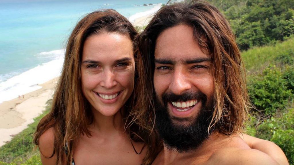 Cristian Riquelme y su esposa