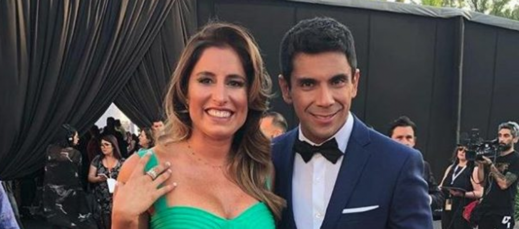 Fran Sfeir muestra su avanzado embarazo junto a su marido