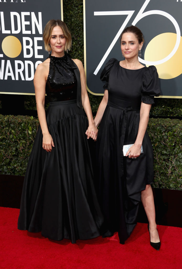 Sarah Paulson y Amanda Pett