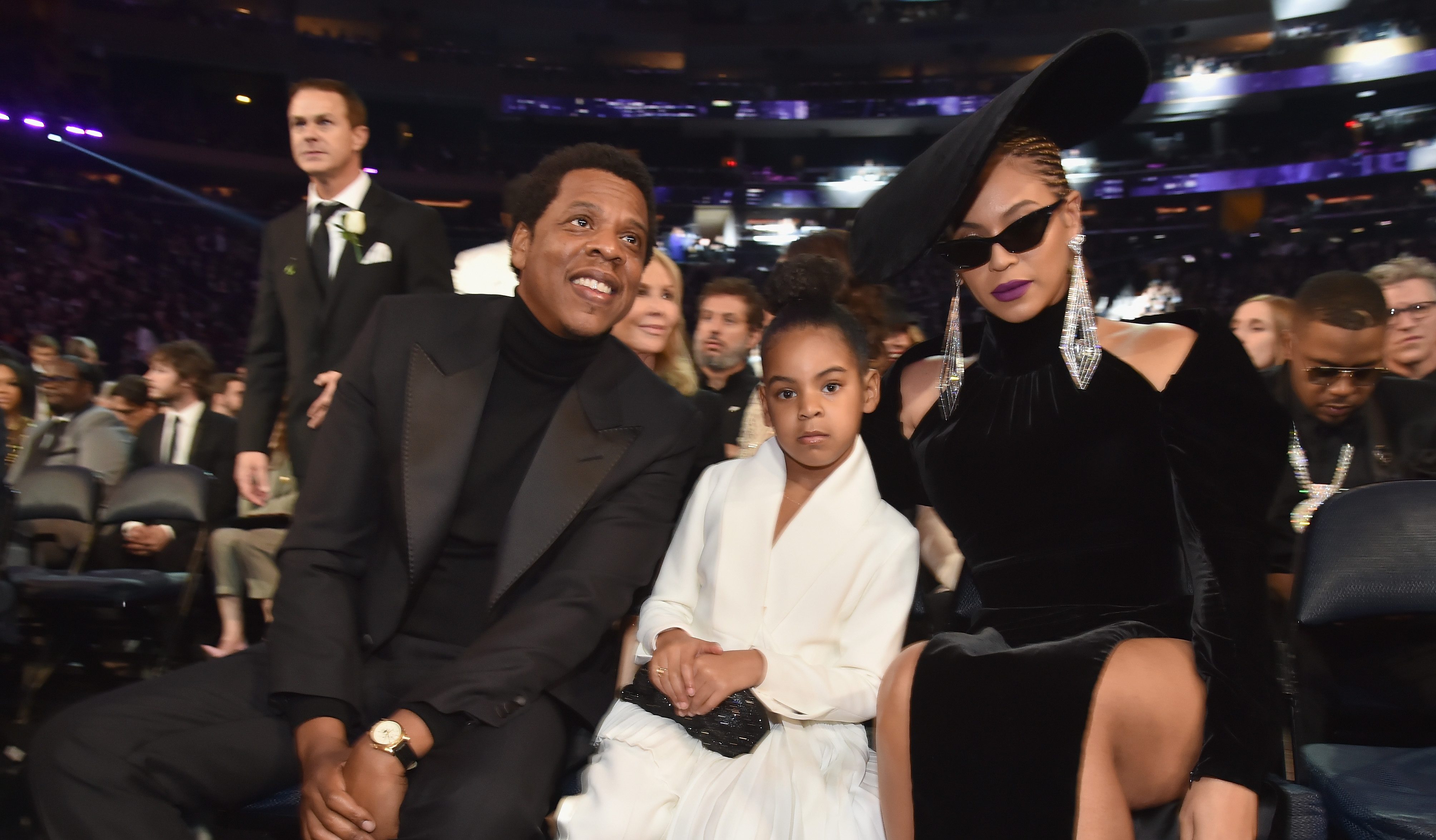 ¡Este es el particular gesto de la hija de Beyoncé y Jay Z en los Grammy 2018 que todos comentan!