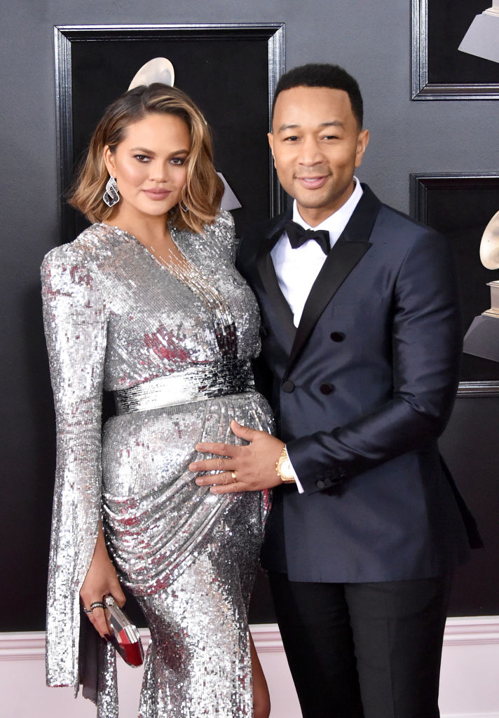 Chrissy Teigen and recording artist John Legend