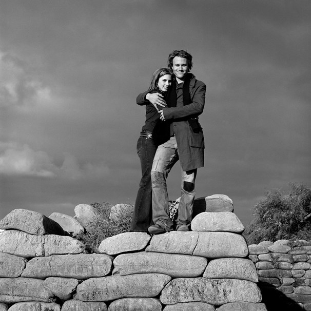 Heath Ledger y su hermana