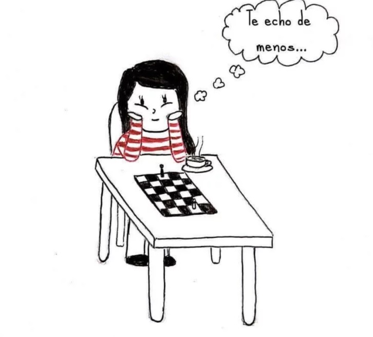 Ilustracion amor a distancia