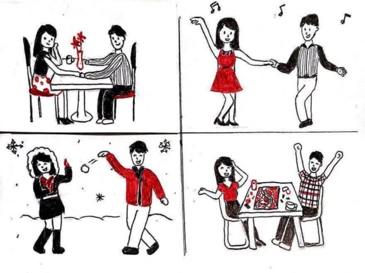 Ilustracion amor a distancia